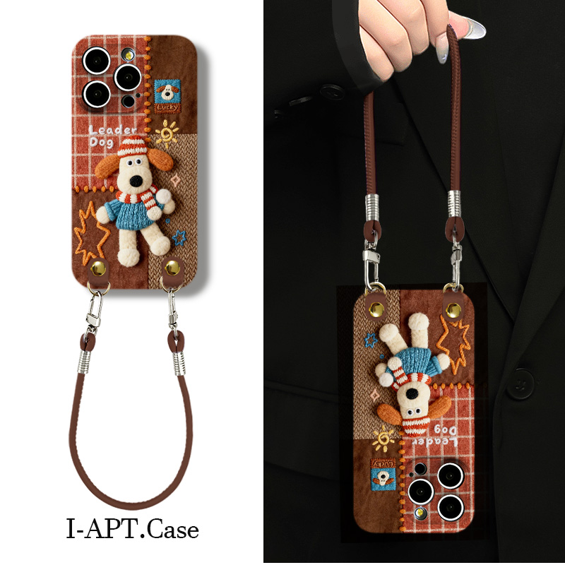 围巾掌门狗布偶菲林软壳适用iPhone苹果17手机壳华为oppo小米vivo