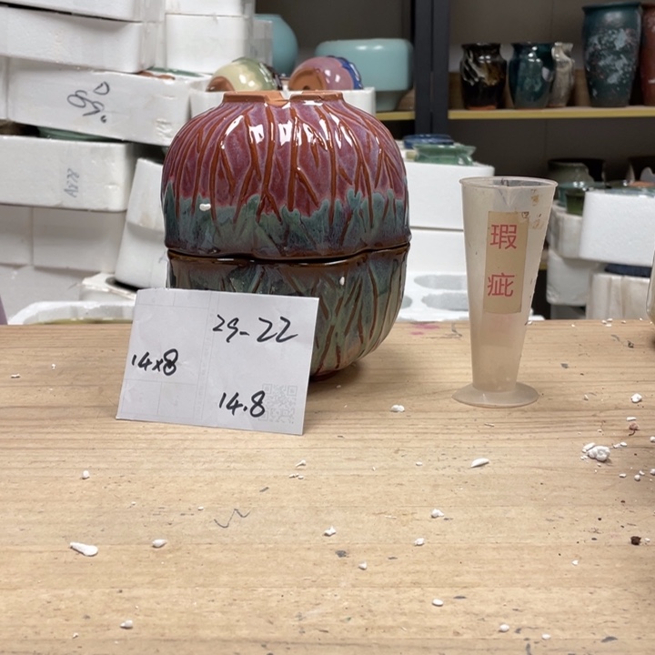 紫砂花盆多肉花盆微瑕22