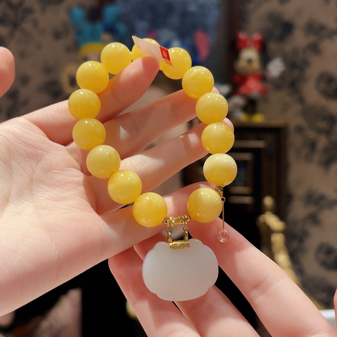 手链蜜蜡未镶嵌手串