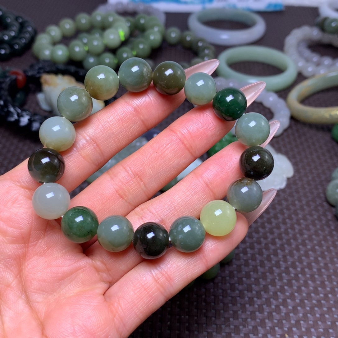 未镶嵌手串和田玉卡12