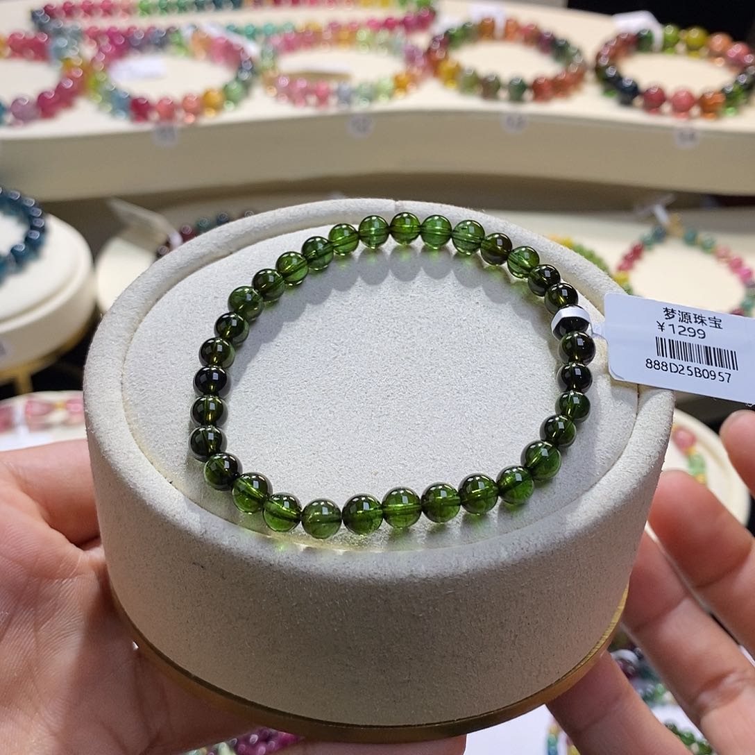 碧玺手链未镶嵌14收藏级b0957收藏级多样性发一