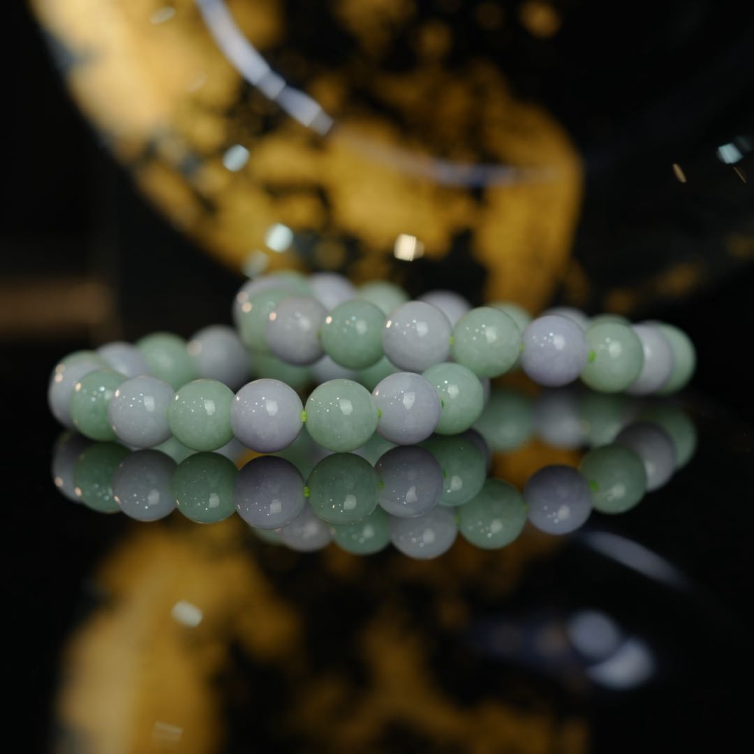 【初见珠宝】翡翠手串2-1C375X137【多样性发一件】