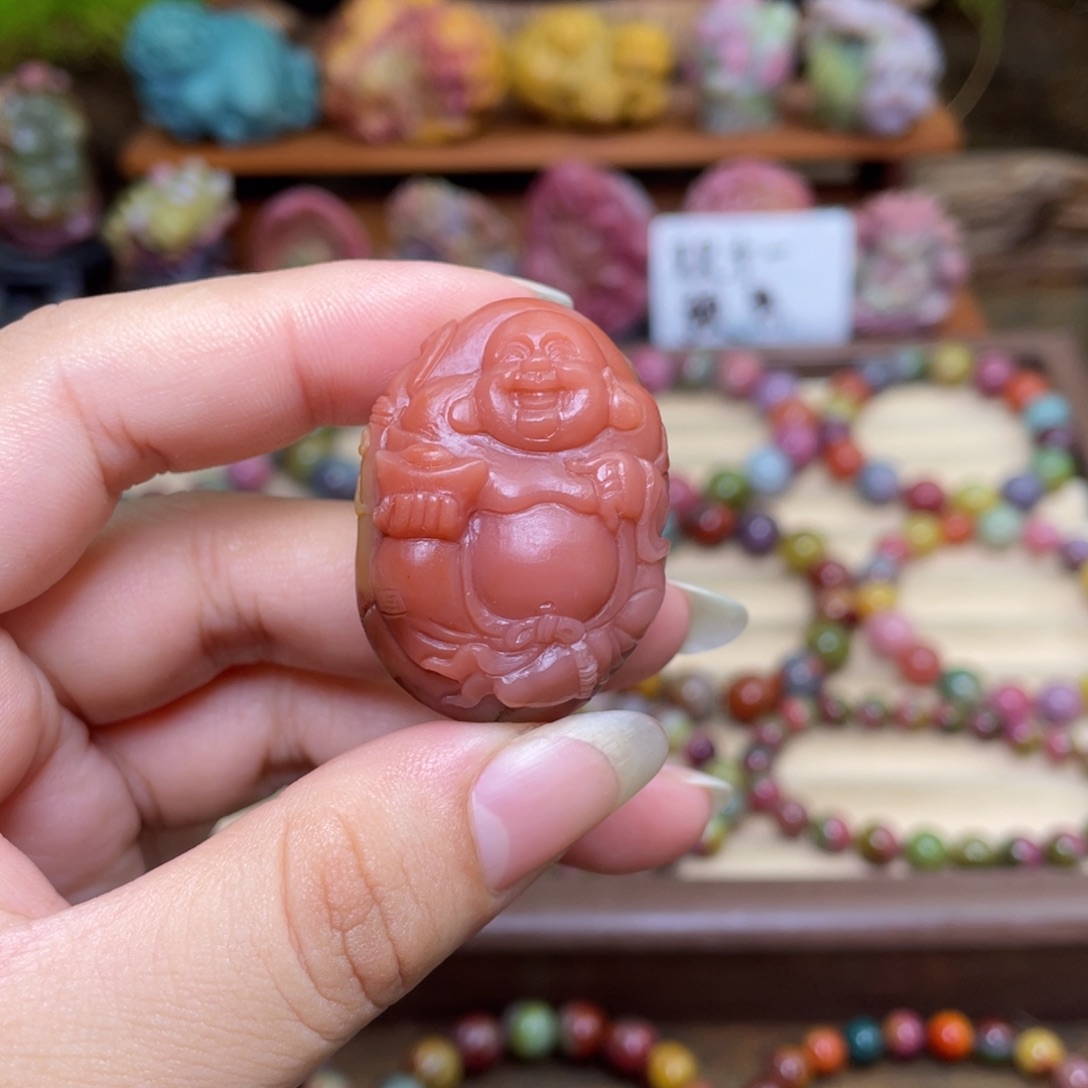 玛瑙/玉髓未镶嵌吊坠(赠链)