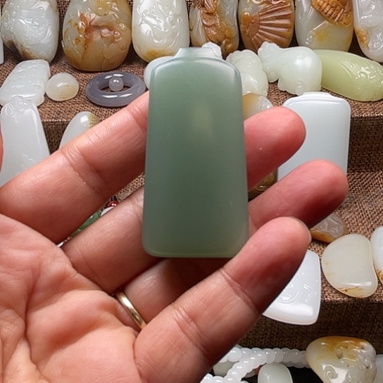 和田玉（碧玉）颈饰未镶嵌Z*P