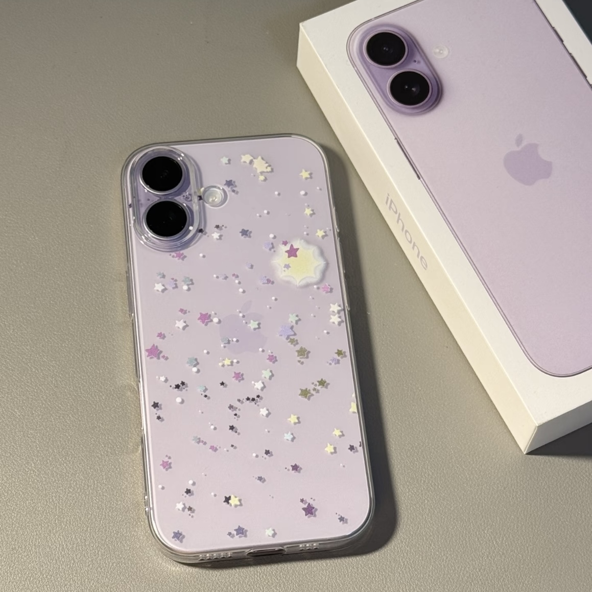 BANCA星星墨点简约适用iPhone17手机壳苹果16小米15OPPO华为VIVO