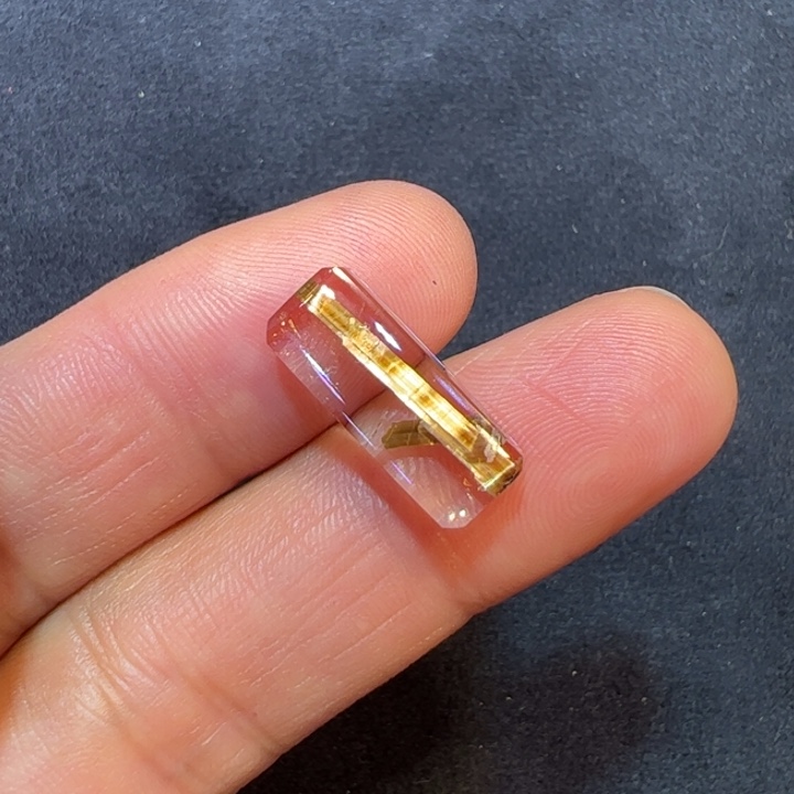 吊坠(不含链)18K金镶嵌发晶途*～