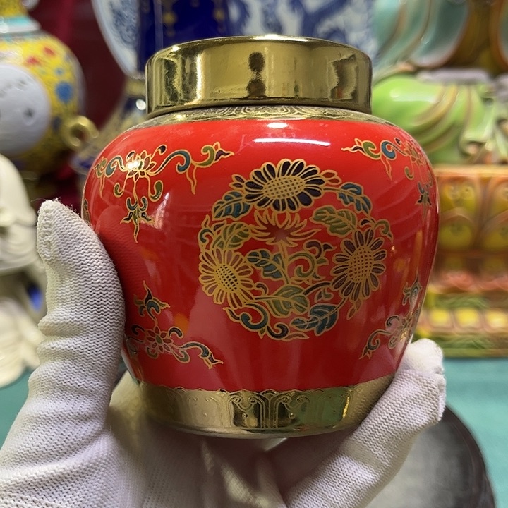 盖碗摆件摆件瓷器摆件