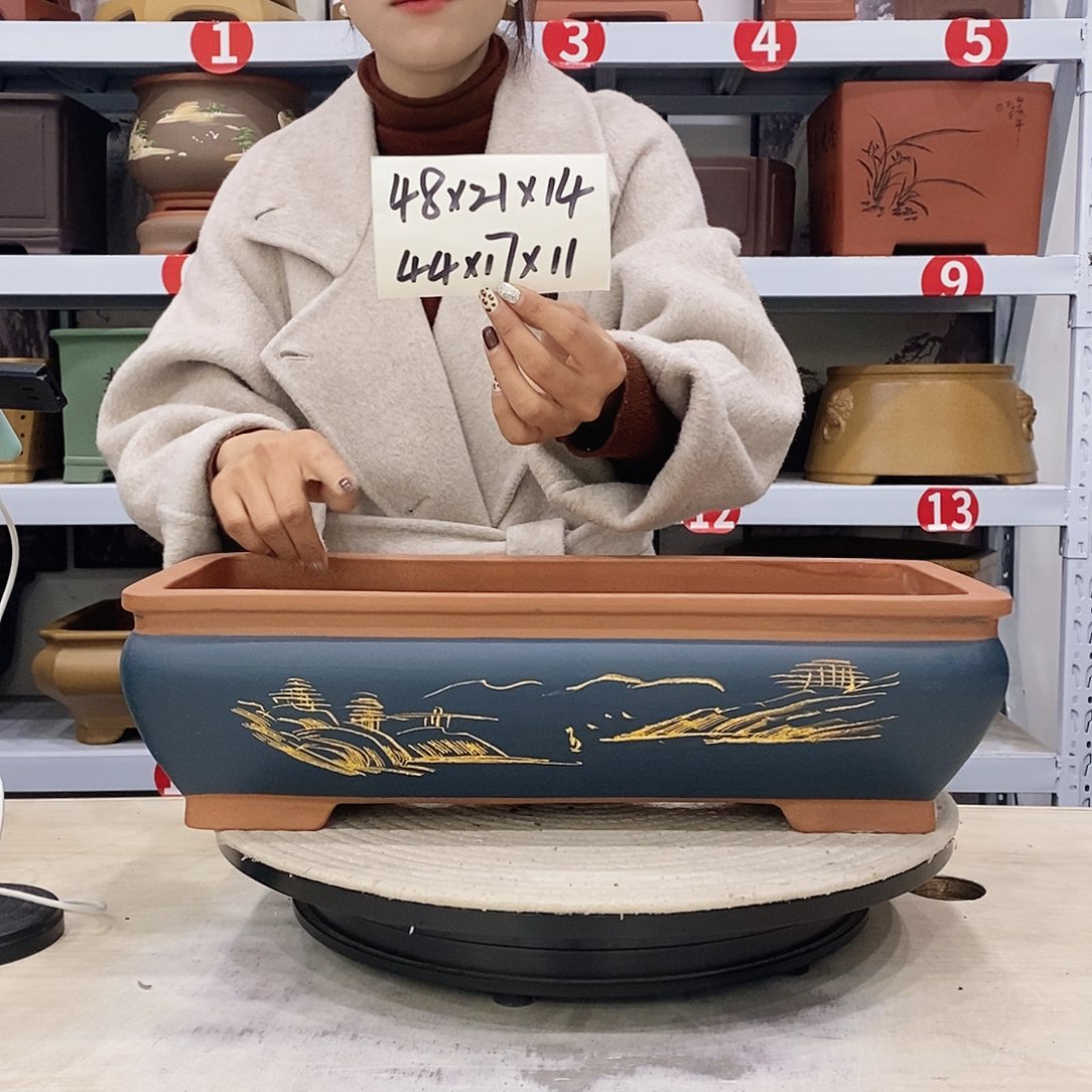 紫砂花盆紫砂花盆