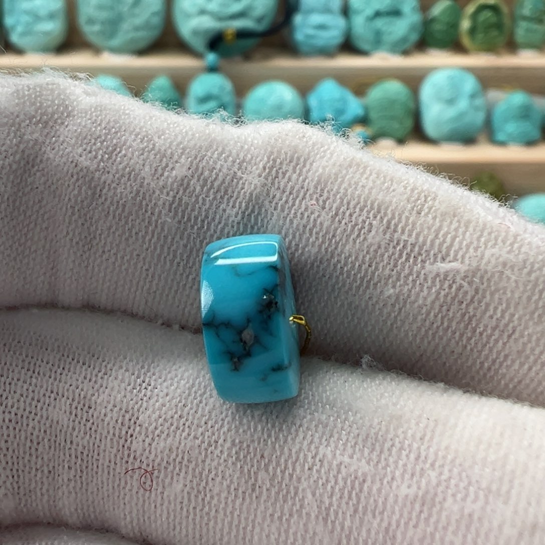 未镶嵌绿松石直切珠10.7x5mm