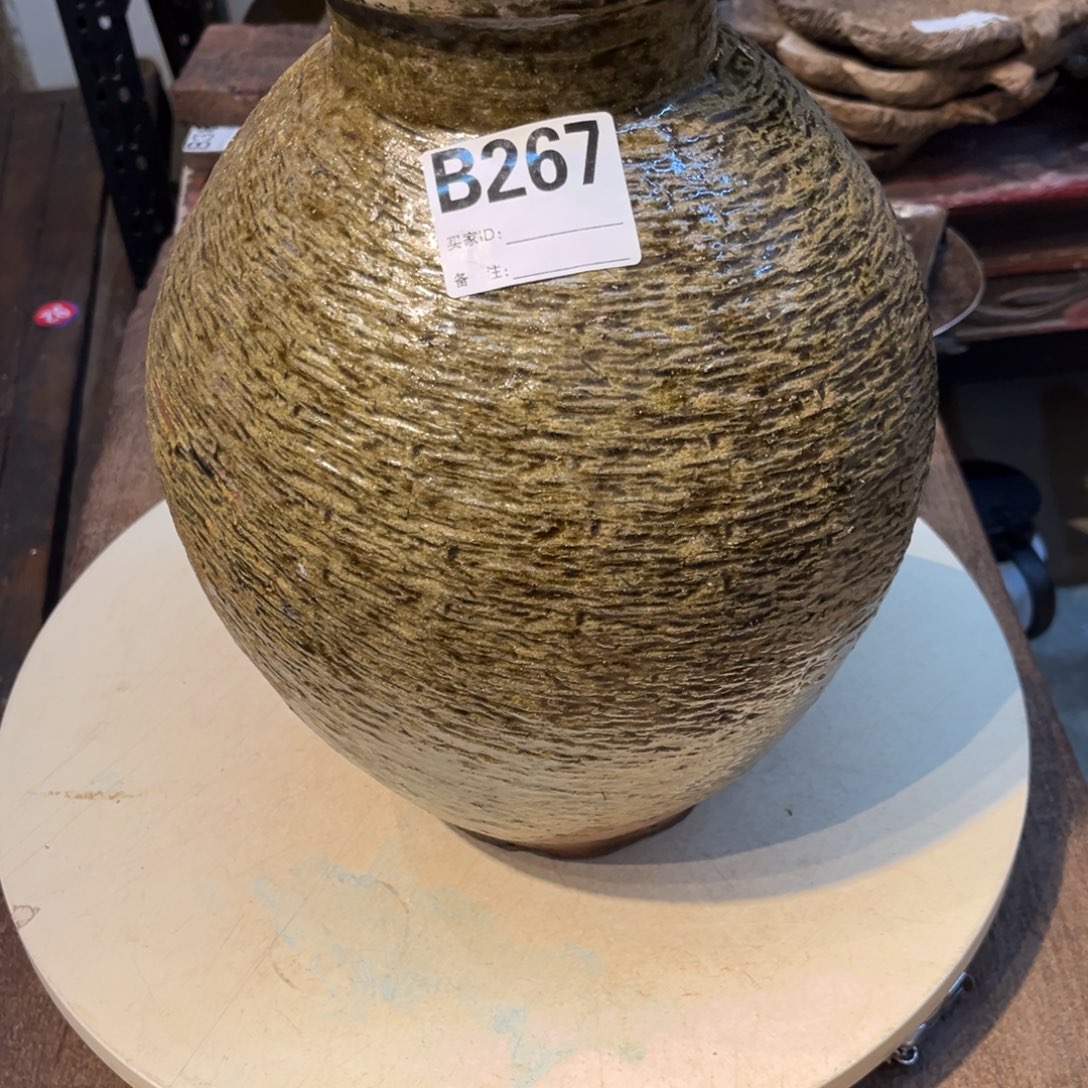 有机玻璃可以放水可以插花老物件