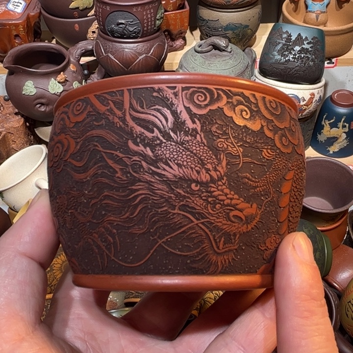 紫砂茶杯宜兴紫砂主人杯