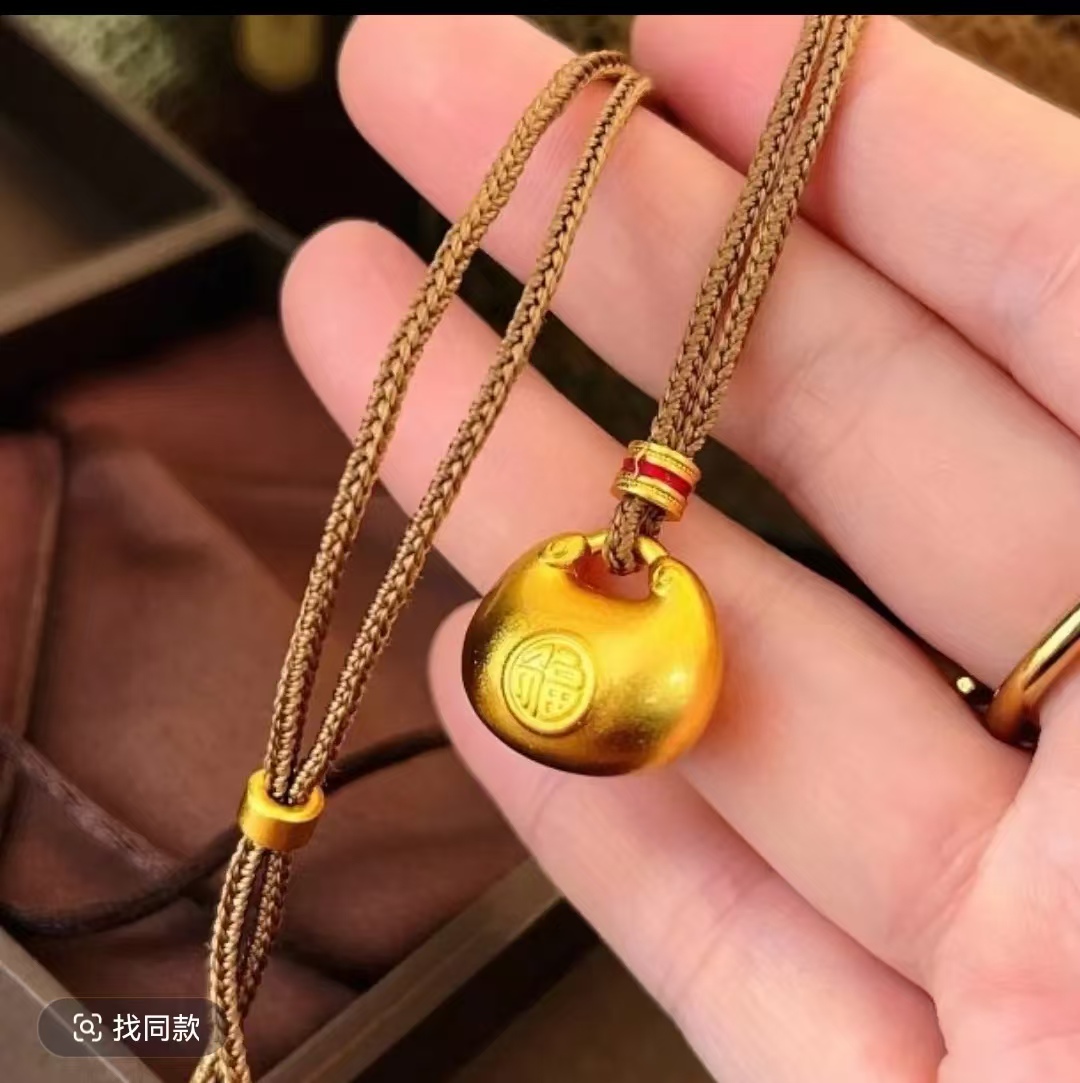 合金吊坠 合金 胖福吊坠项链时尚编绳D2166,D2167,D2168,D2025