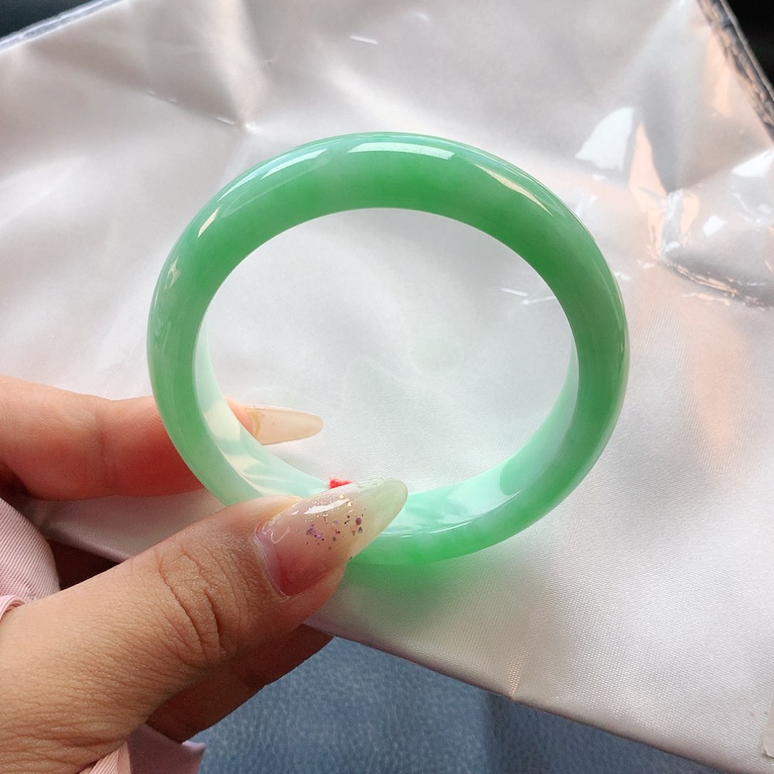 未镶嵌手镯翡翠53圈2461