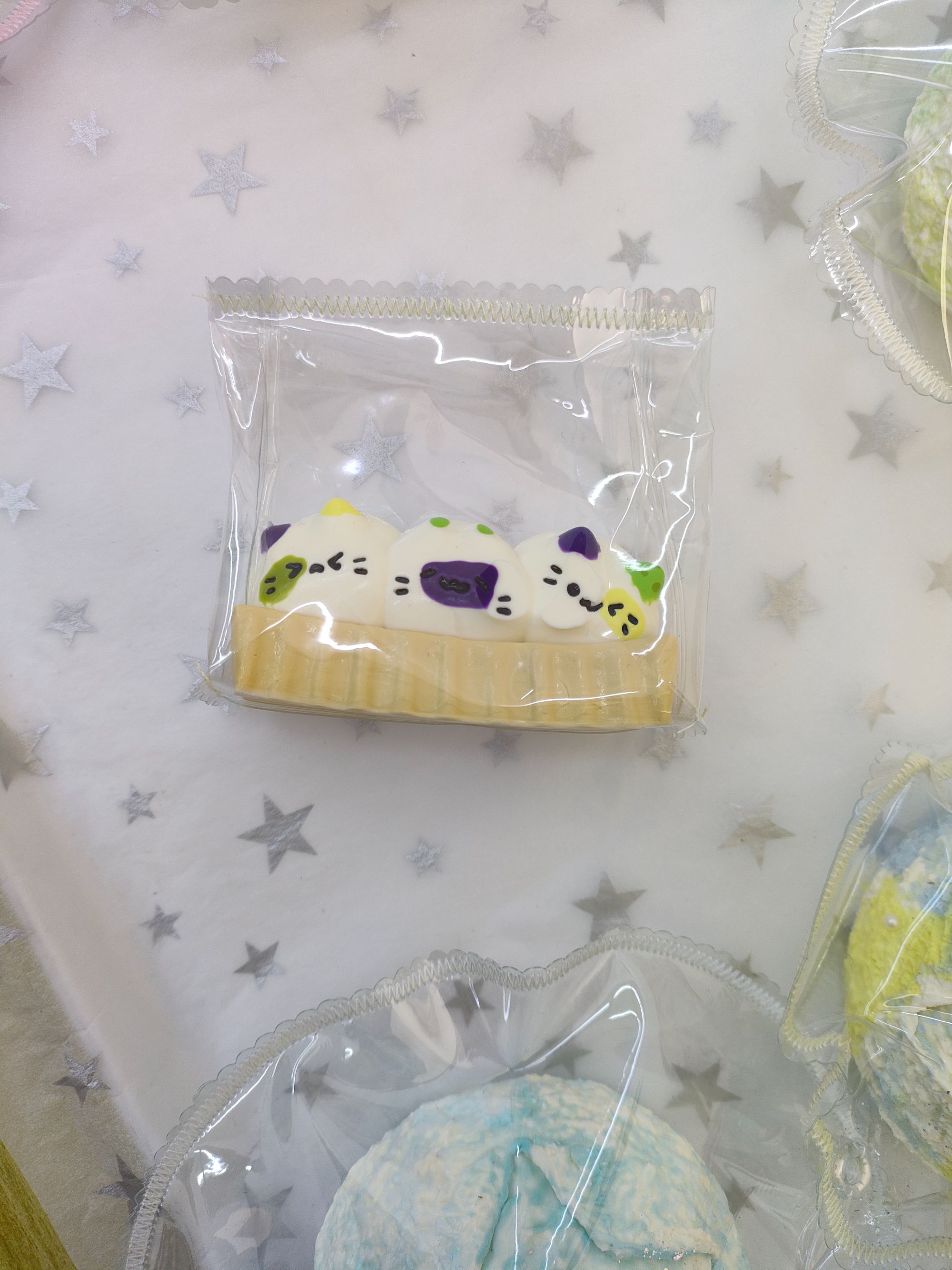  [三连猫猫，小切角系列] 乳膏泥手感食品级硅胶捏捏（默认微瑕）