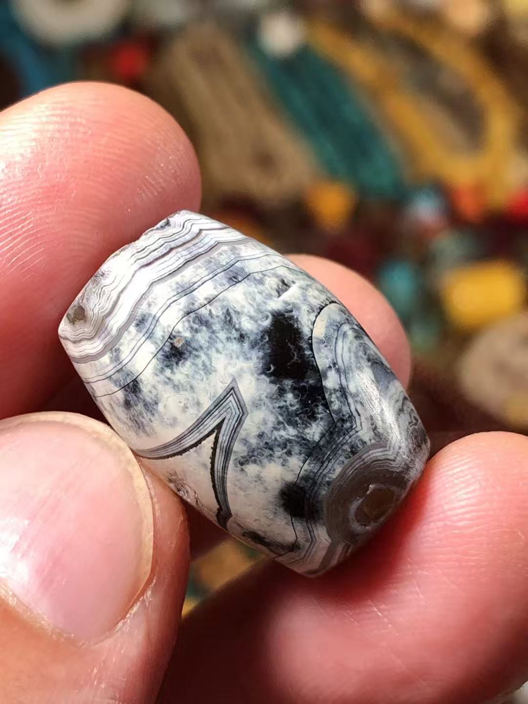 巴克特里亚缠丝小桶珠复古风格手工饰品