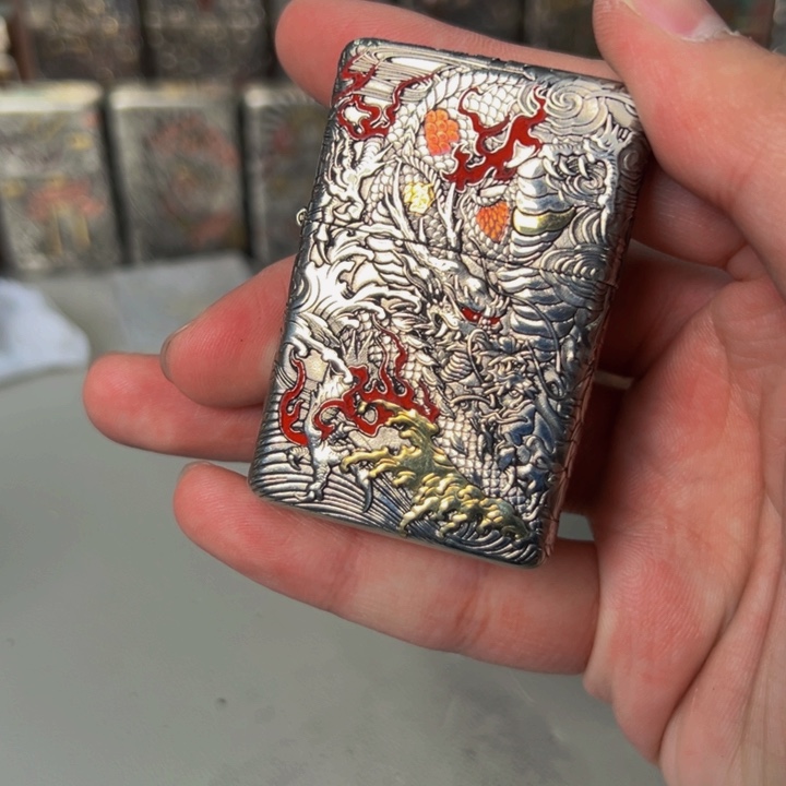 ?****)恒星905白铜浮雕龙凤呈祥金蝉