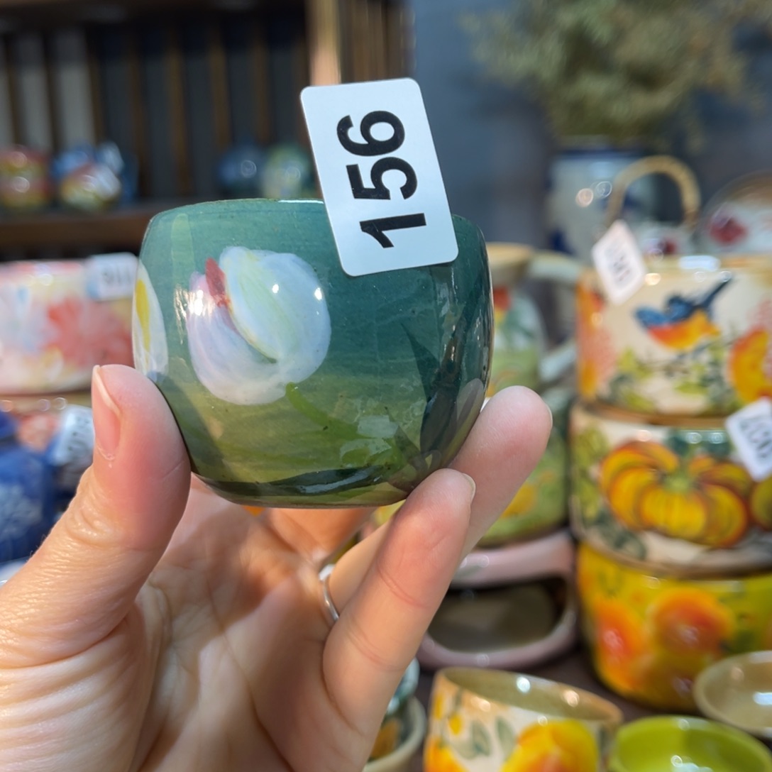 杯素浅陶瓷手工手绘