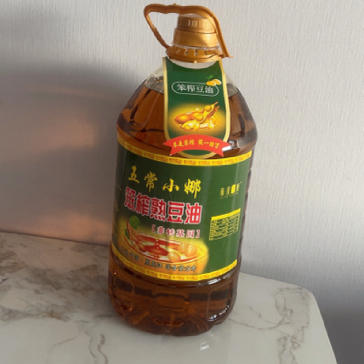 东北五常纯笨榨豆油，5升1桶非转基因，