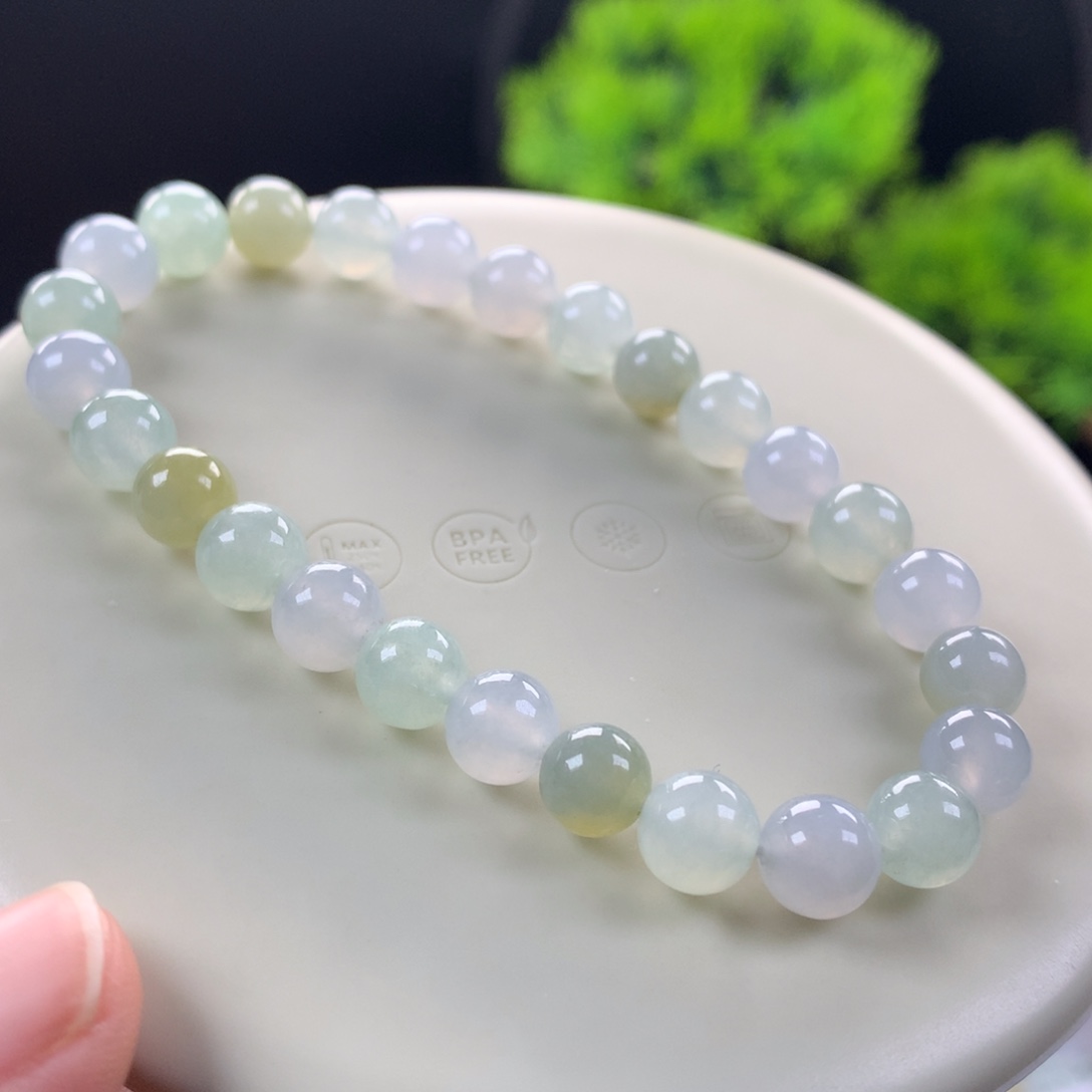 翡翠未镶嵌手链卡7