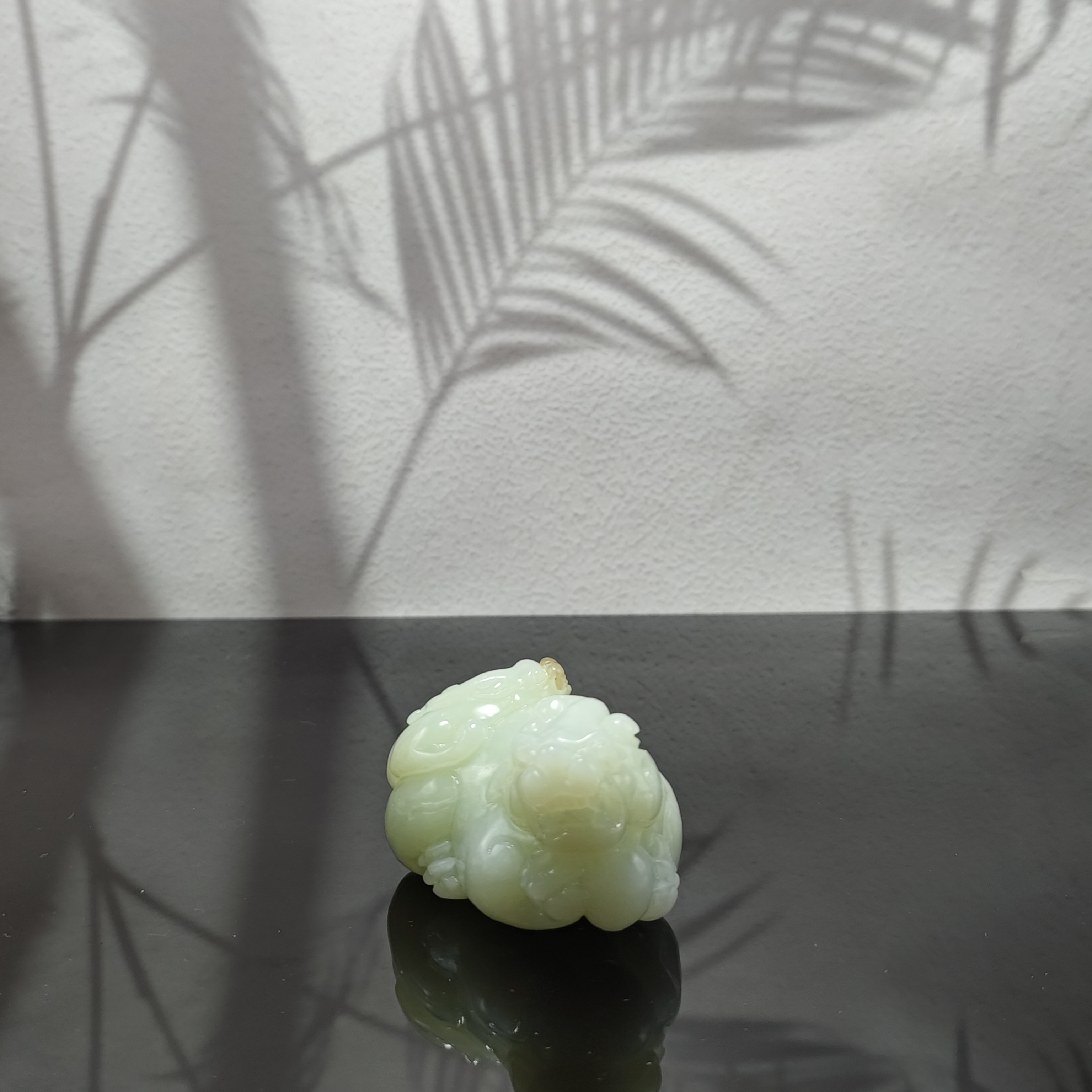 N和田玉貔貅手把1794