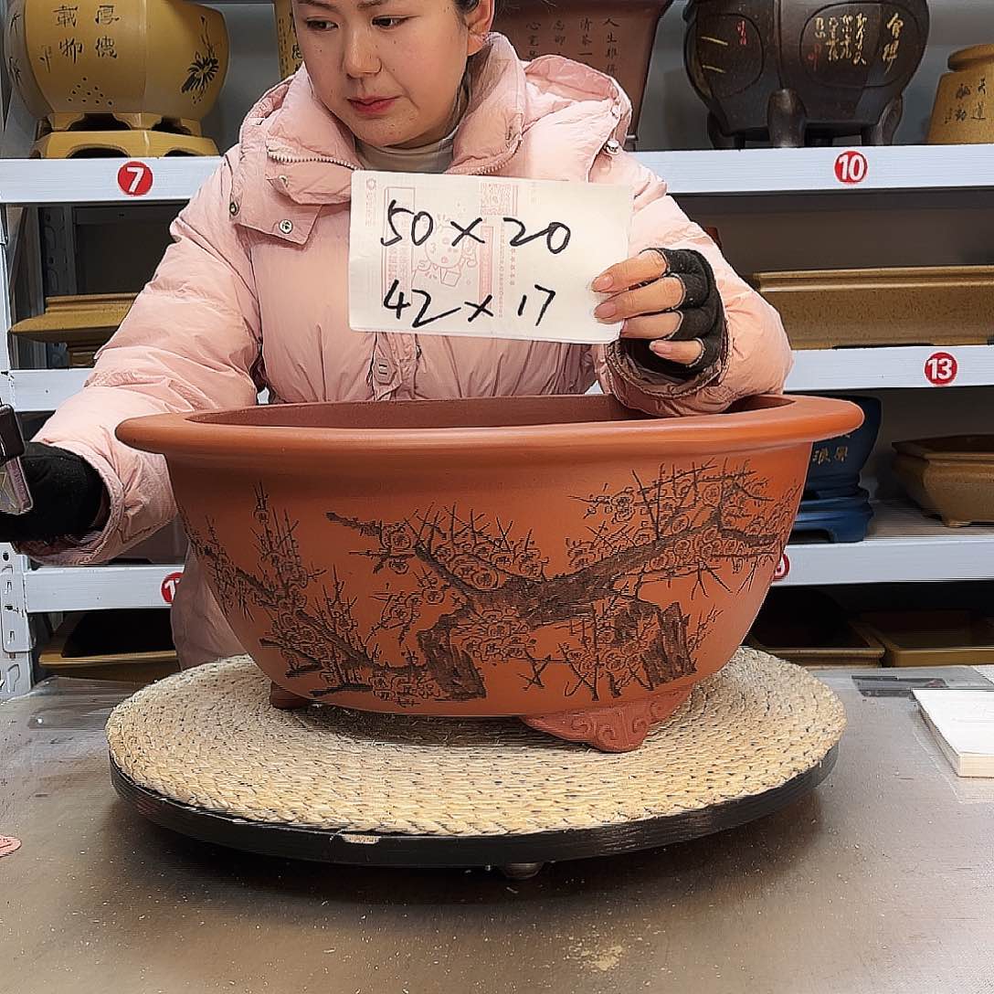 紫砂花盆紫砂花盆