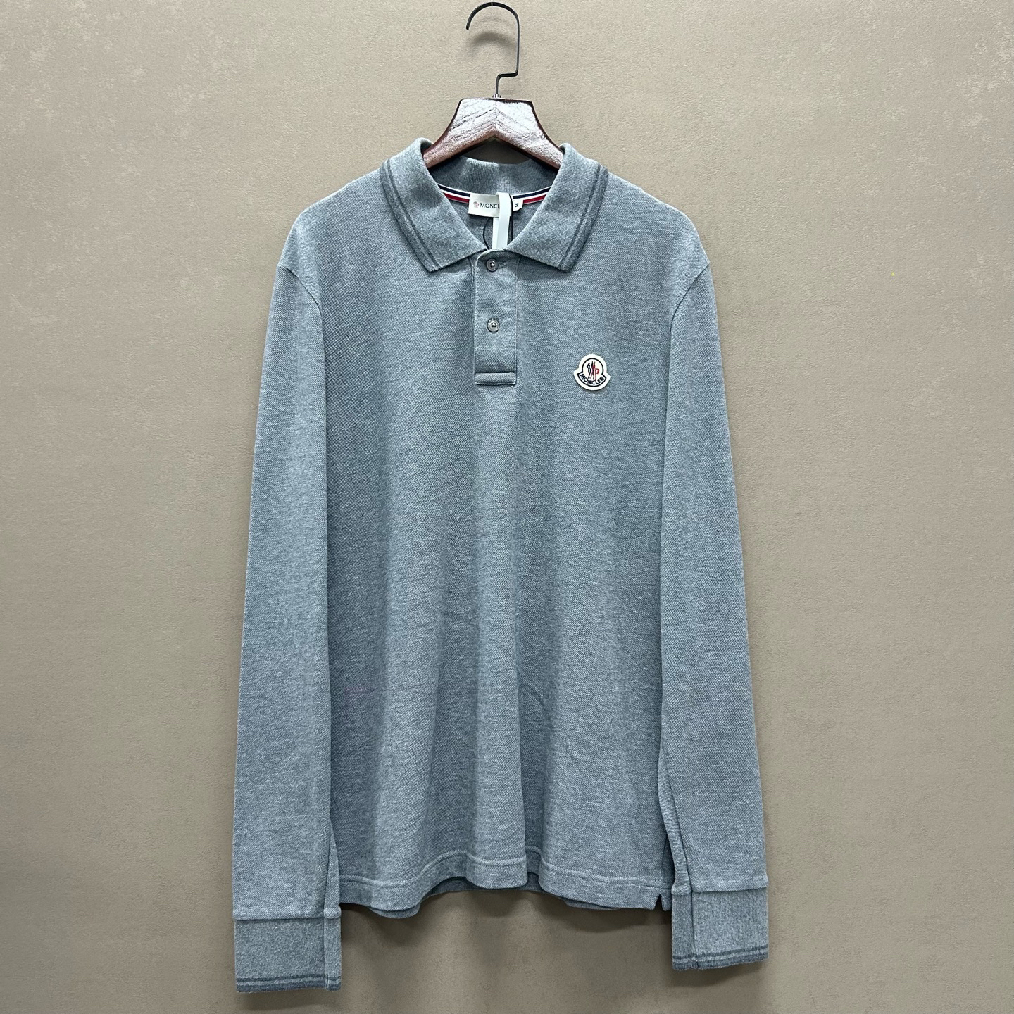99新 MONCLER 刺绣徽标Polo长袖 ys000629