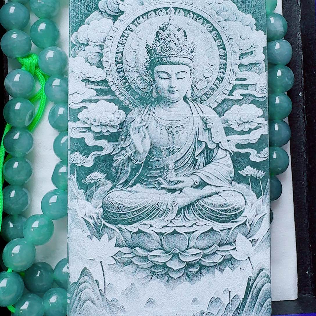 翡翠未镶嵌颈饰111