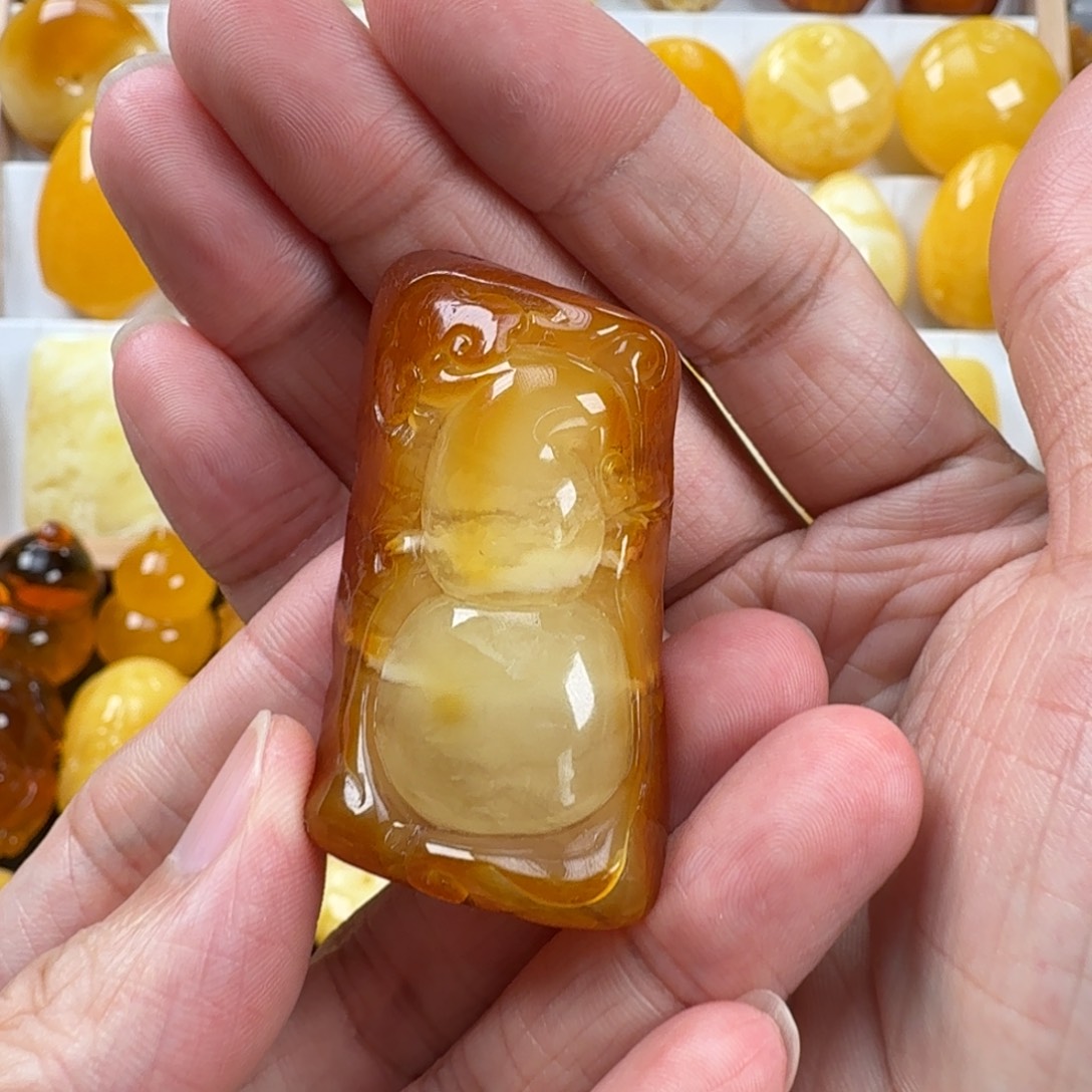 蜜蜡颈饰未镶嵌蜜蜡