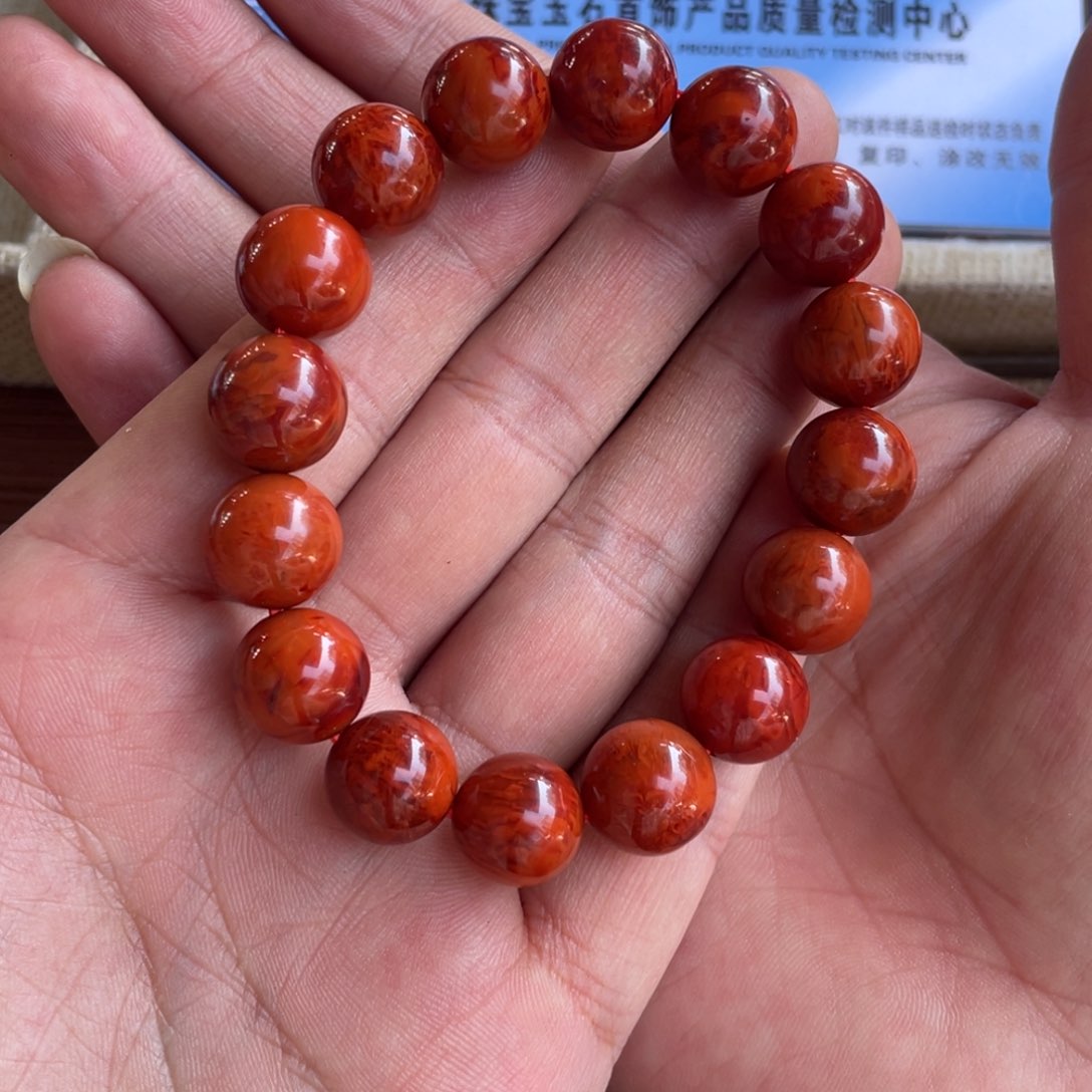 南红玛瑙单圈未镶嵌东*妈