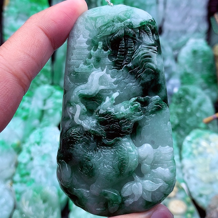 翡翠吊坠(不含链)未镶嵌