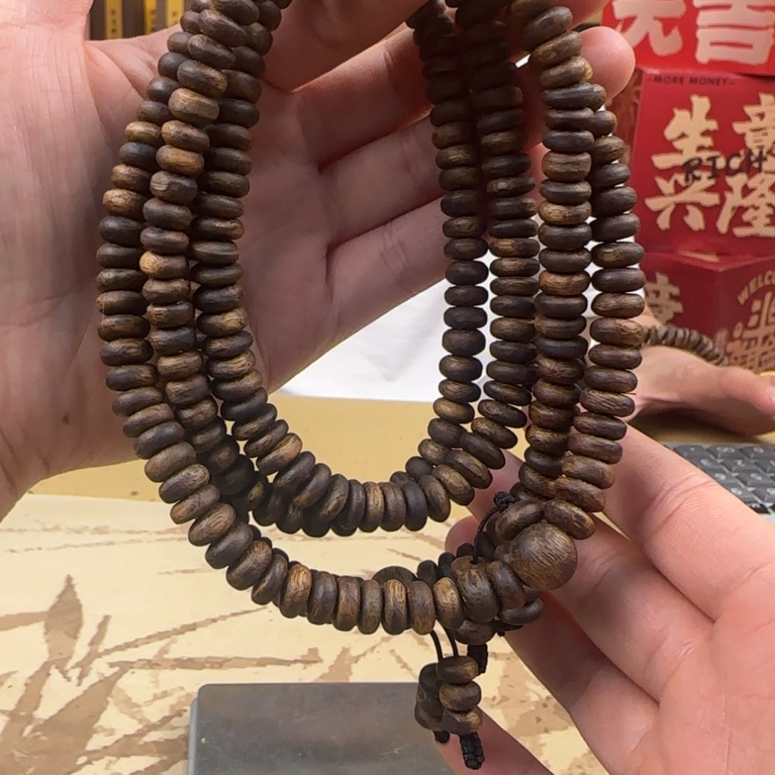 沉香手串绿棋千里香多样性发货1条21克