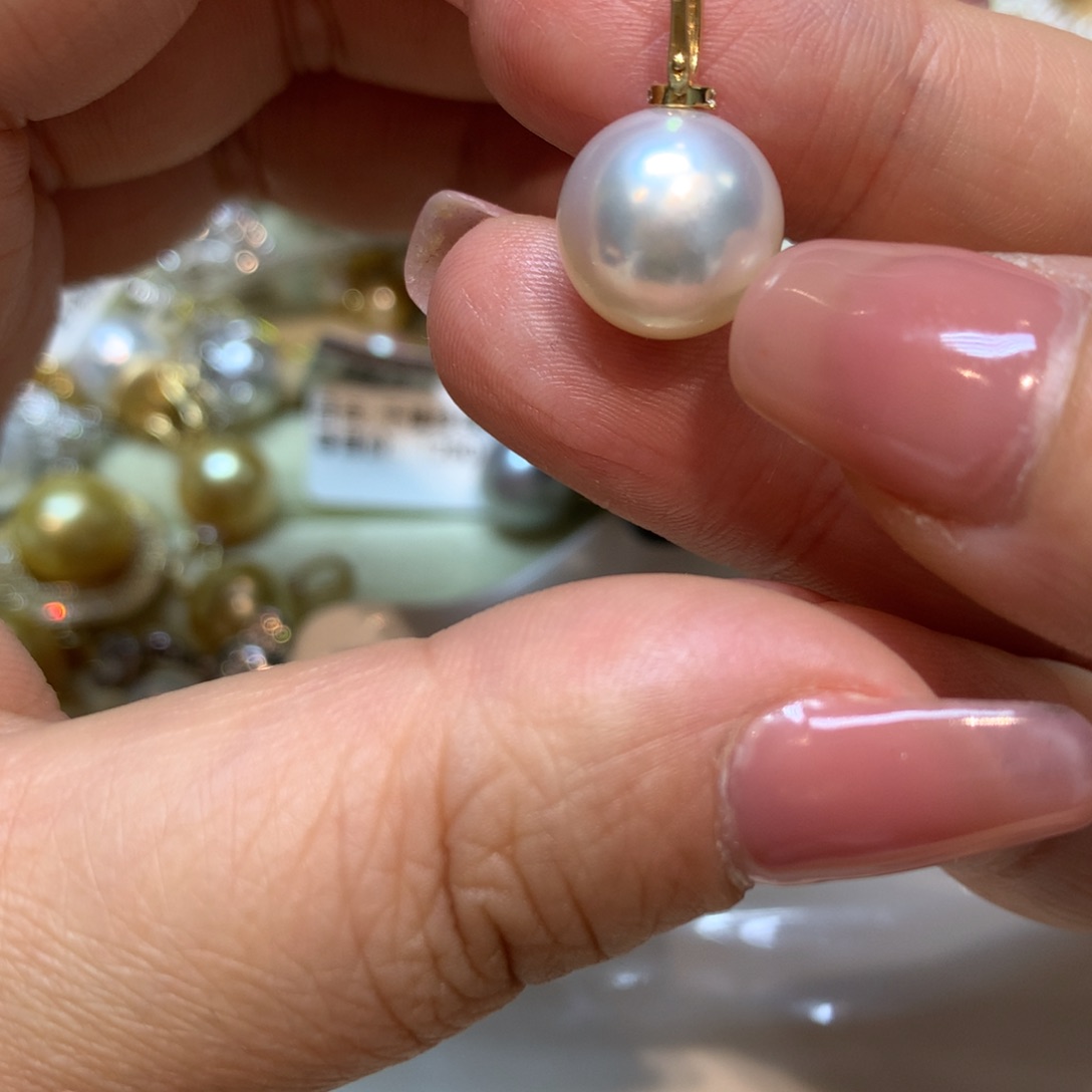 海水珍珠颈饰14K金镶嵌