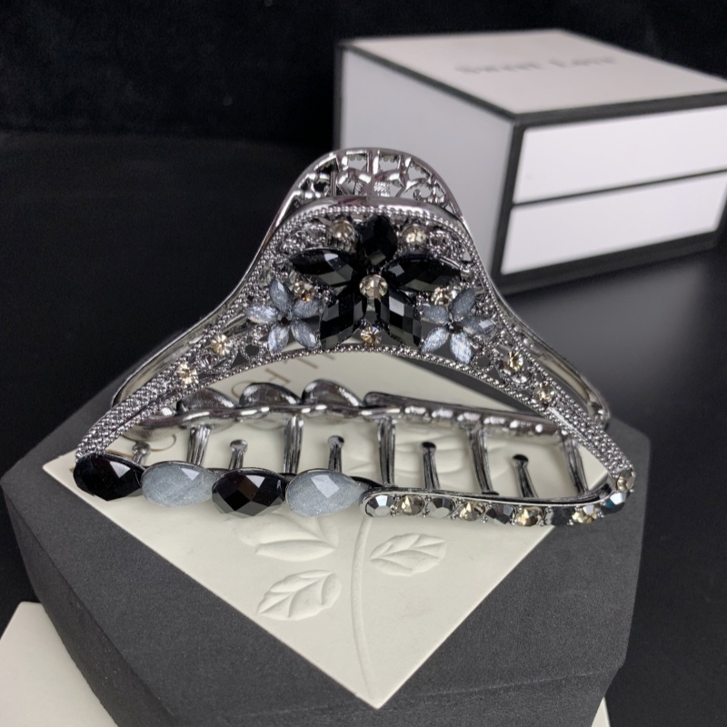 K789【金闪闪】9.5厘米定制轻奢满钻抓夹