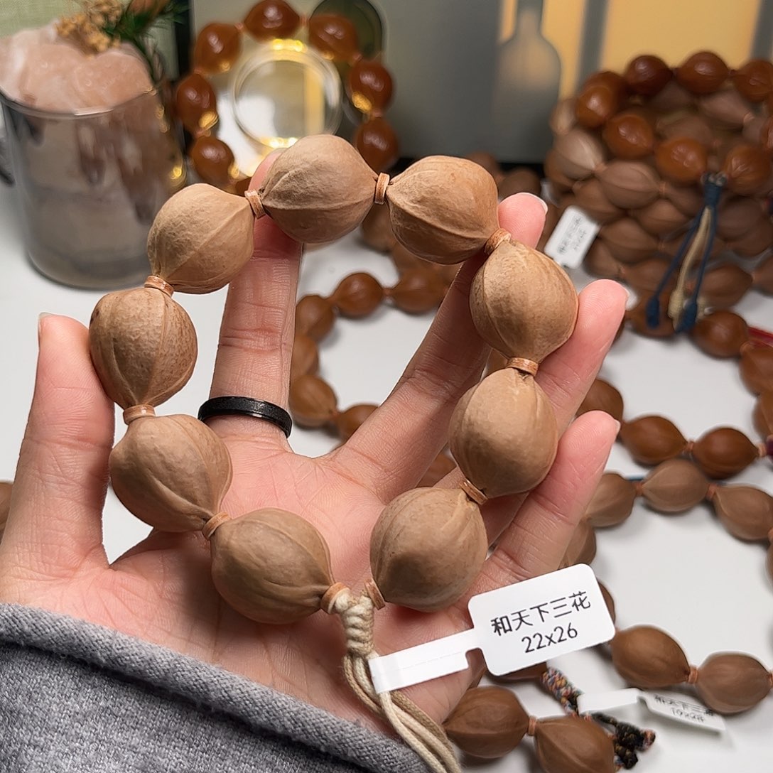 全***爱橄榄核吊坠2226梅林铁核