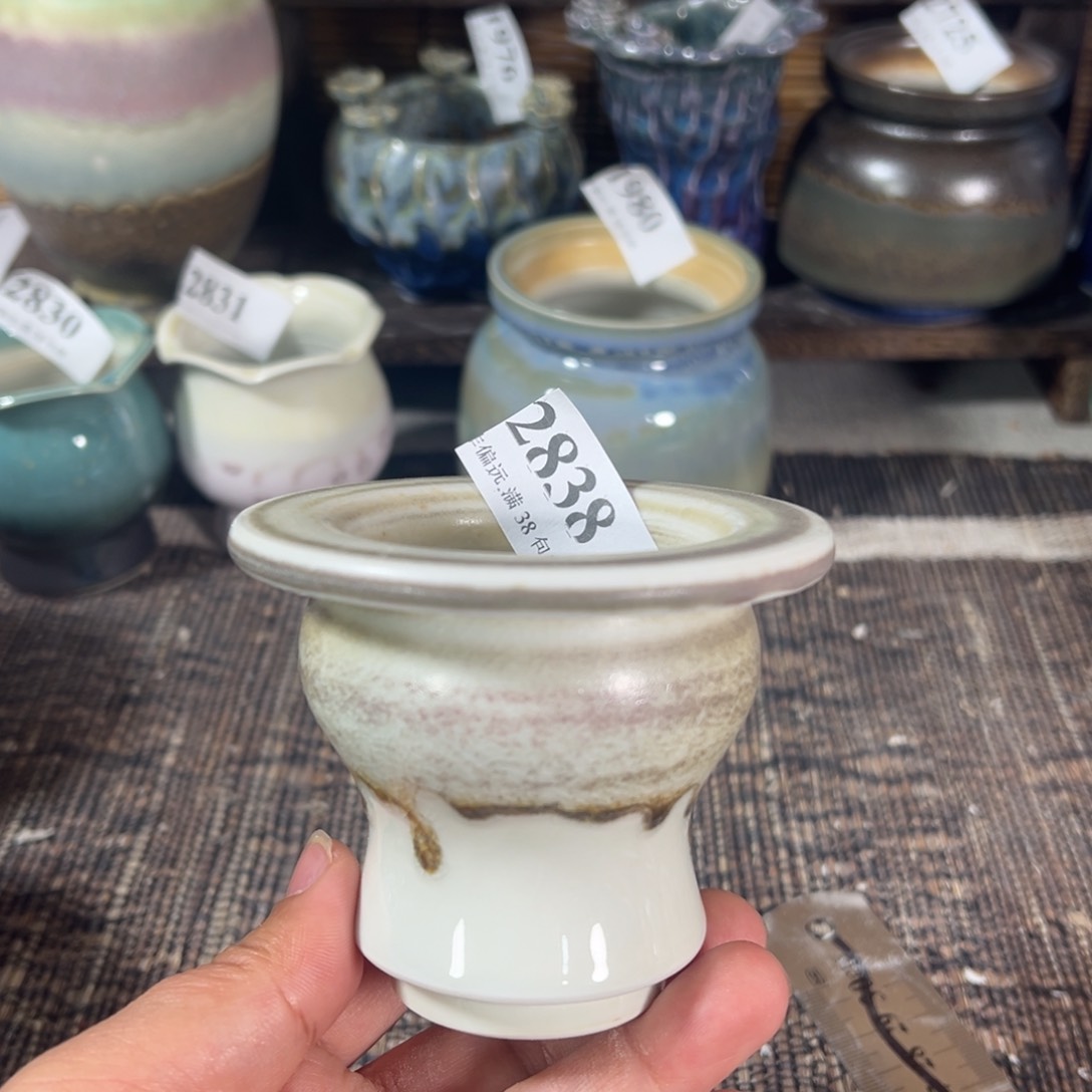 红陶景德镇手工花盆