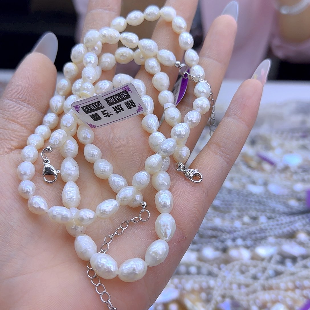 未镶嵌项链定制多样性发货发其一449淡水珍珠