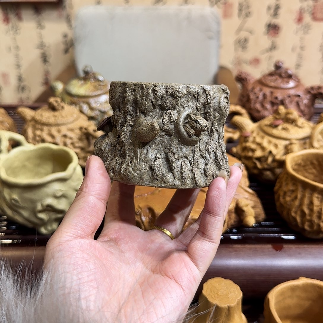 紫砂茶壶青段供春