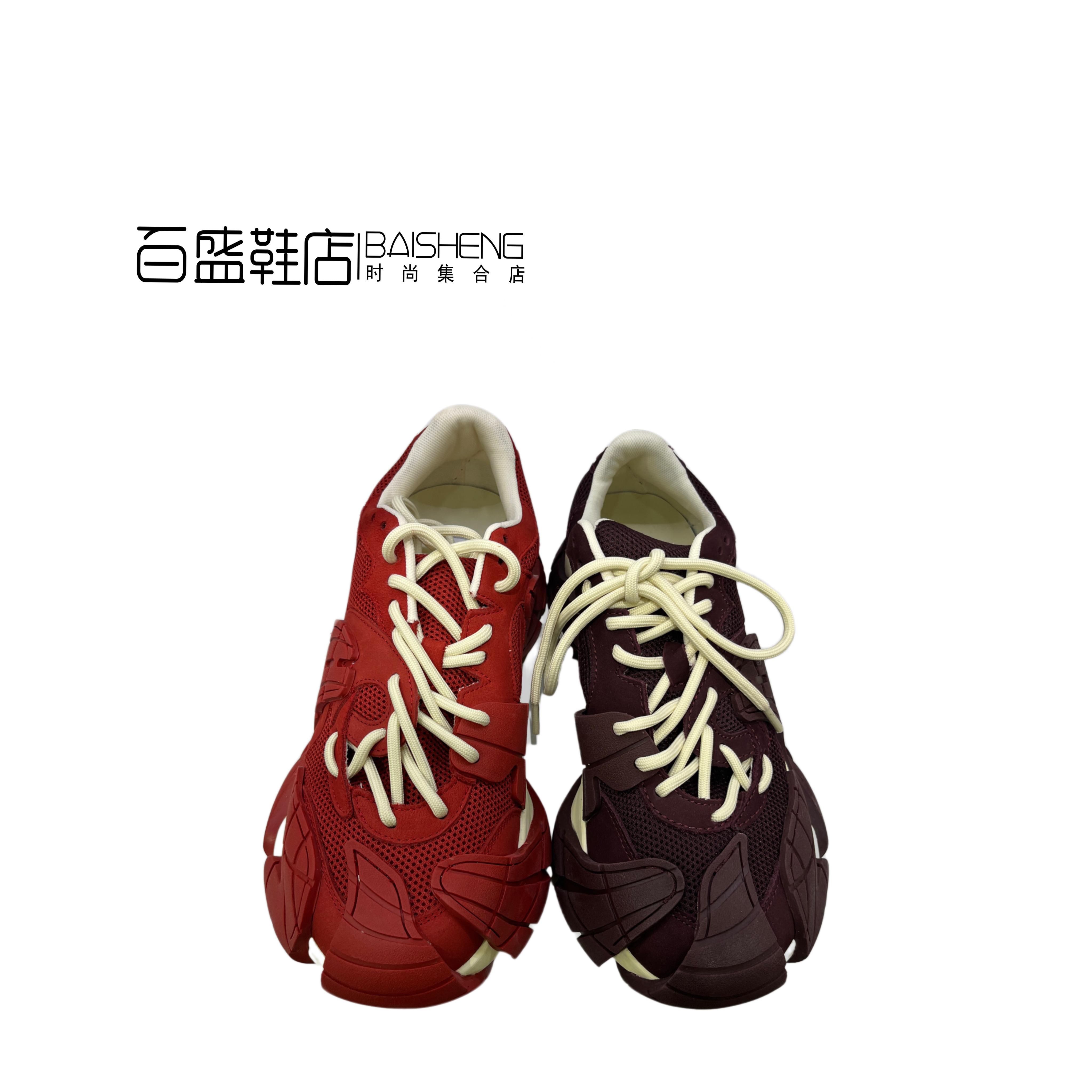 广州高版本八爪鱼透气老爹圆头系带秋季鞋子女ins潮牌百搭