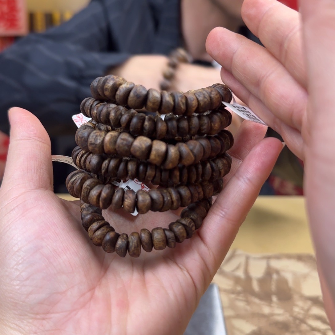 沉香手串绿棋千里香树丁多样性发货1条8克