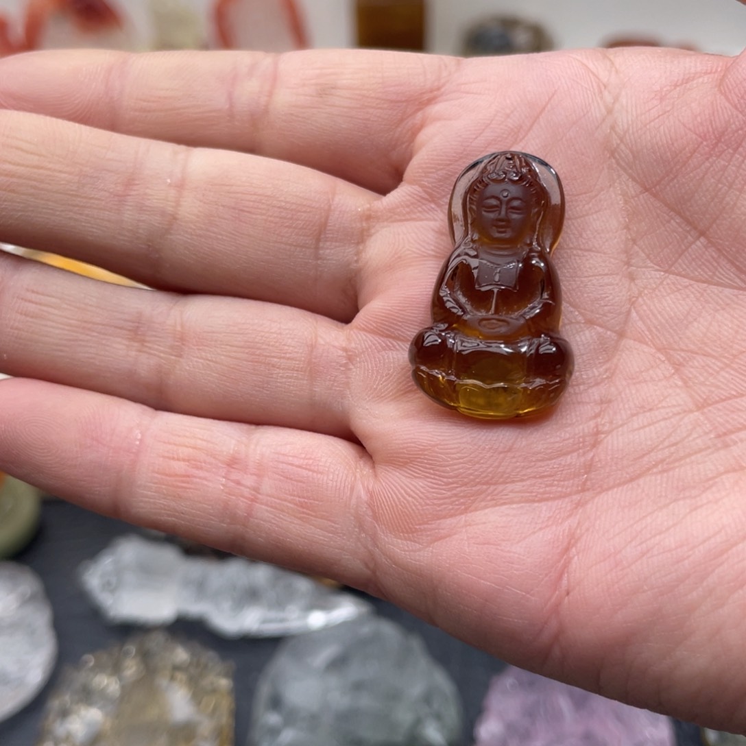 水晶颈饰未镶嵌D**U定制