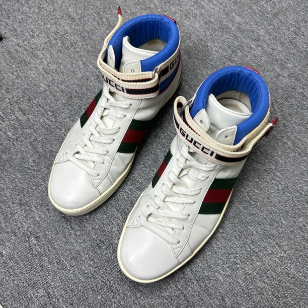 95新 GUCCI/古驰 板鞋/ 阳/42码/ 高帮板鞋 