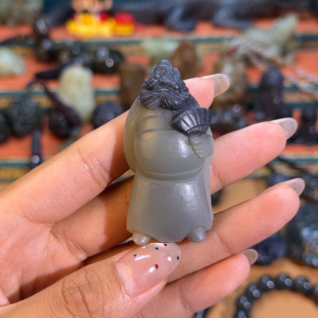 和田玉未镶嵌挂件L