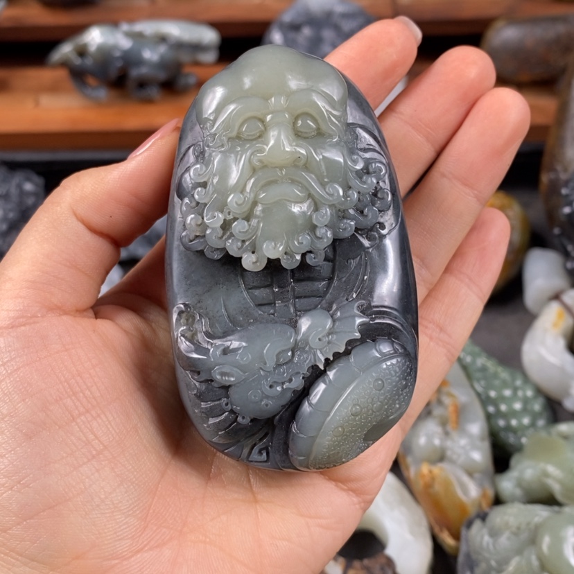 【闪购商品】未镶嵌和田玉把件猴**雪