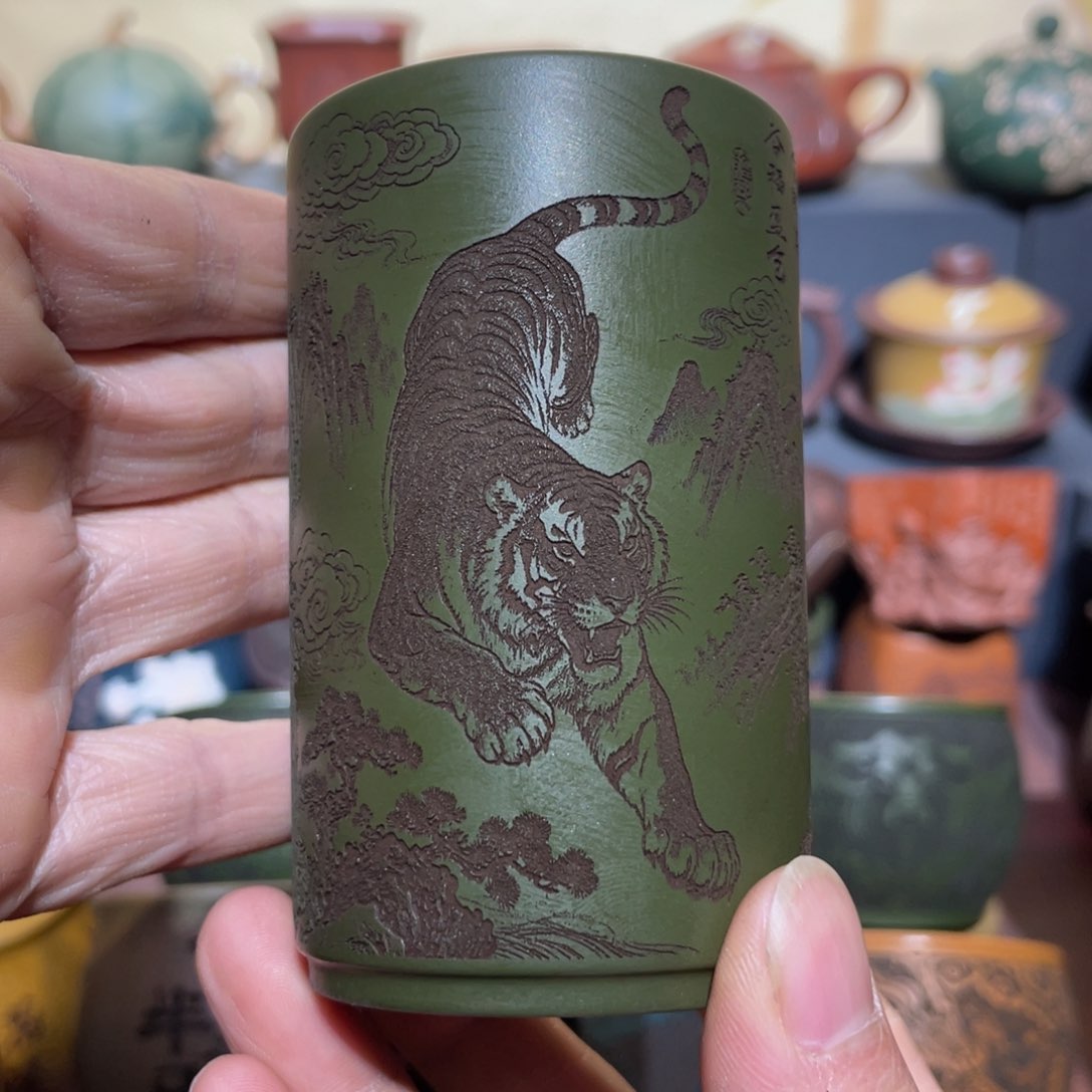 原矿紫砂手工主人杯