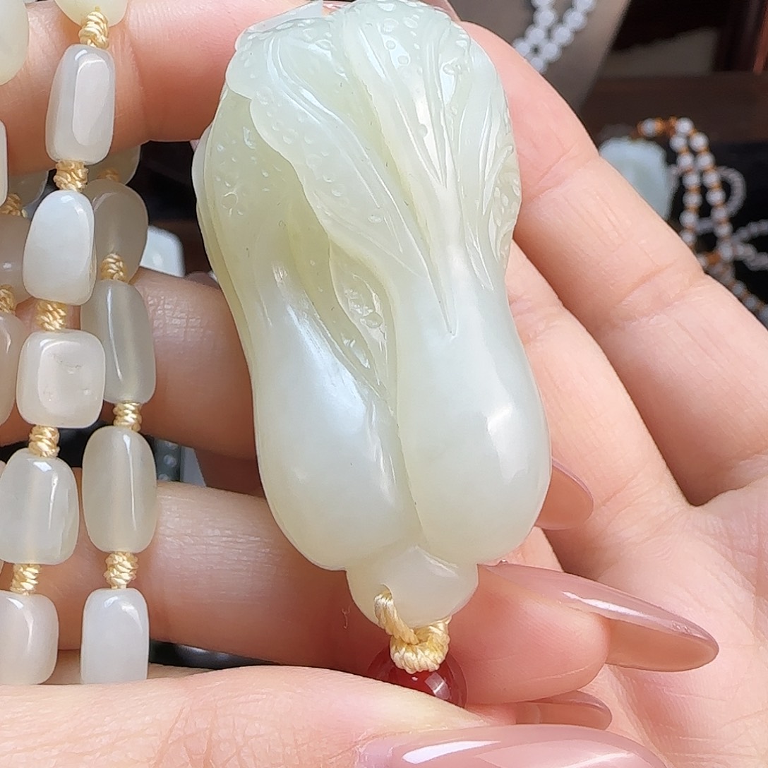 和田玉未镶嵌颈饰定制发货