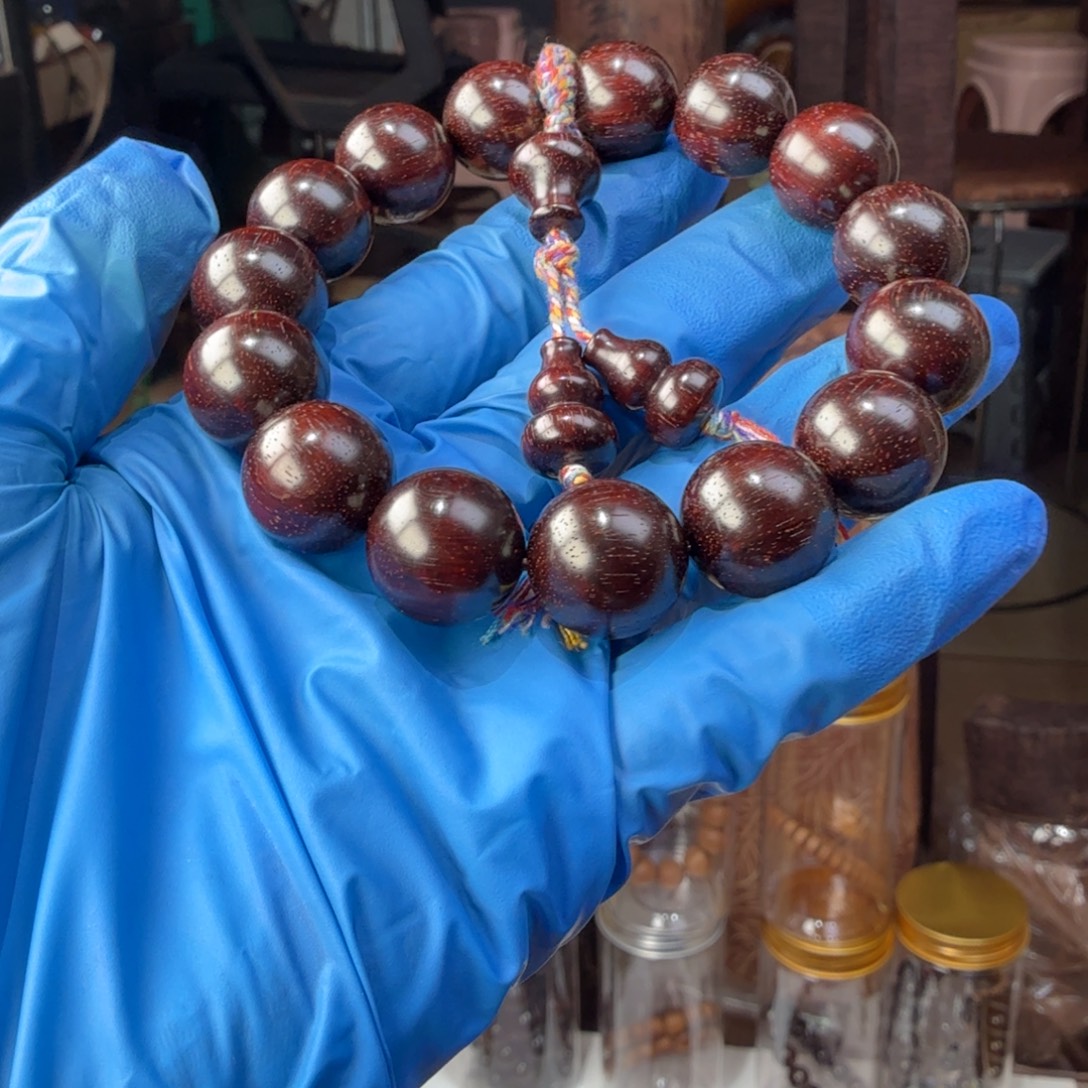 流***包小叶紫檀手串/手链印度小叶紫檀老料1.5圆珠子