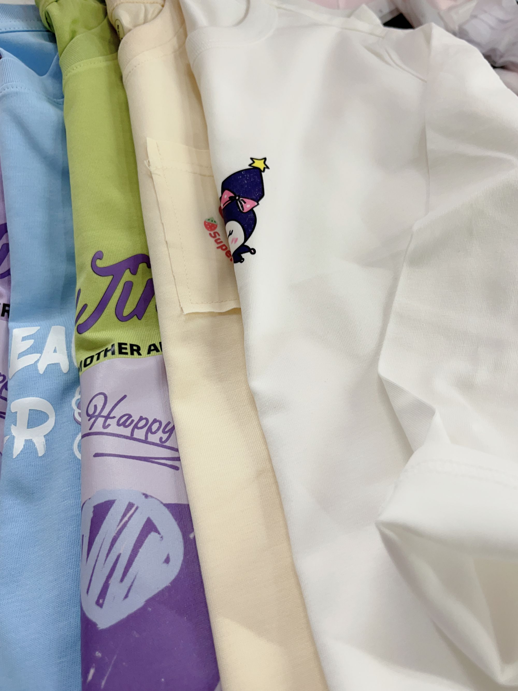 儿童长袖纯棉T恤