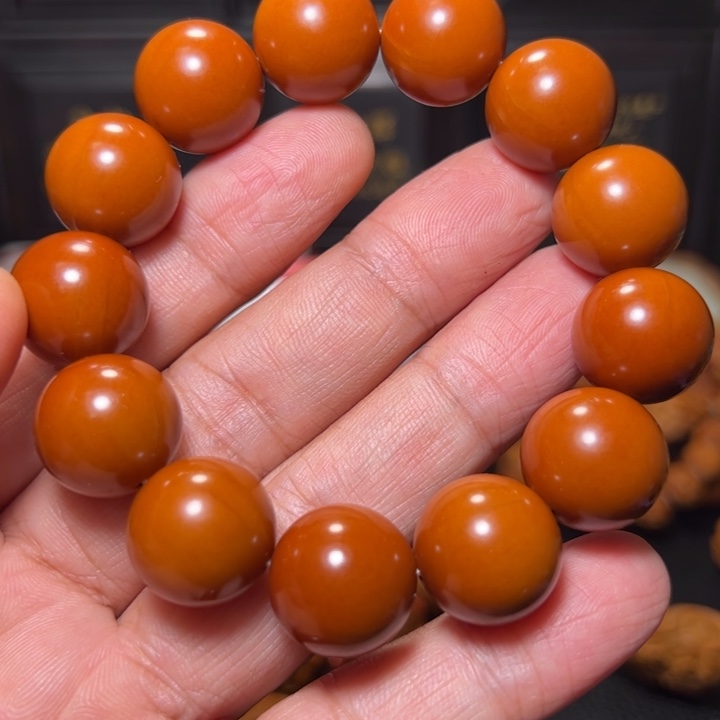 *****吊坠橄榄核正圆手串