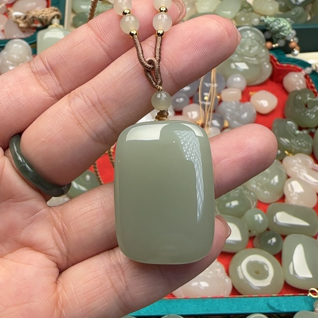 和田玉颈饰未镶嵌ℒ****