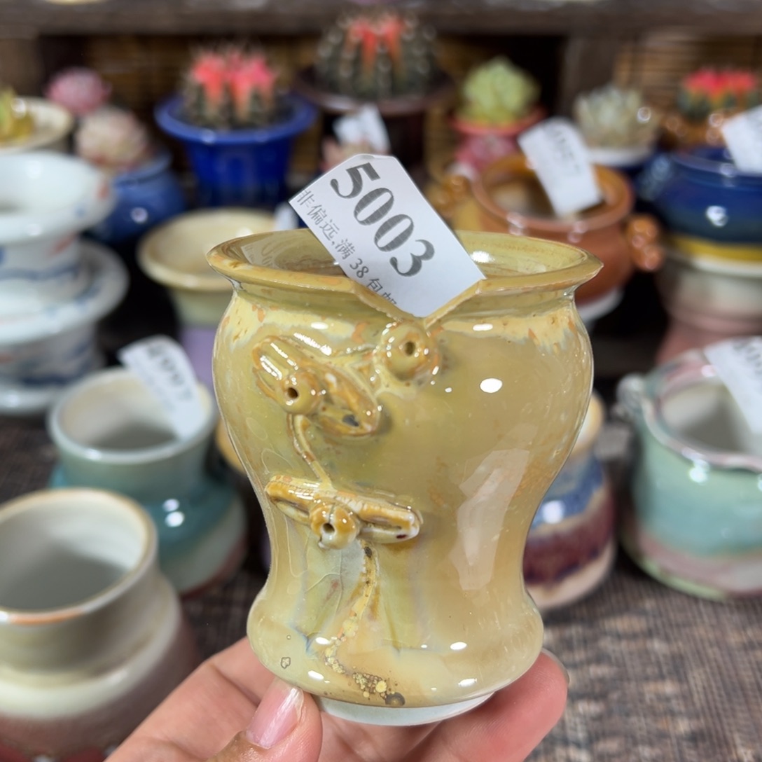 红陶景德镇手工花盆